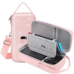 The deluxe nintendo switch carrying case is made of upgraded thick EVA material that doesn't crush the joystick and keeps your Nintendo Switch safe from bumps, scrapes and drops.Padded soft lining, shock-absorbing protection machine, to prevent scratches.